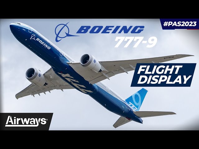 N779XW Boeing 777-9 | Take-Off from #Paris Air Show