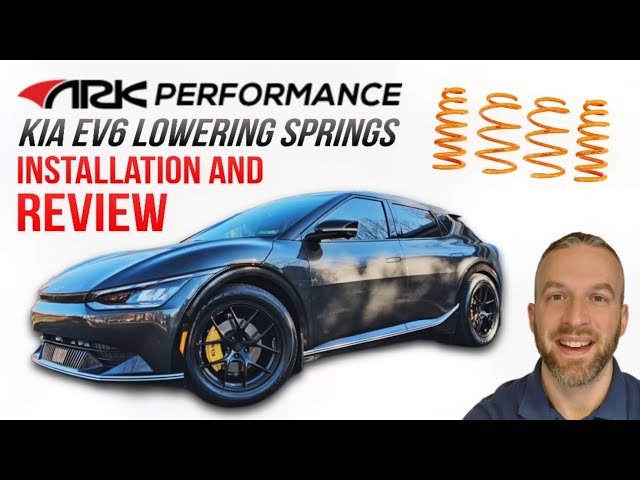 ARK Performance Lowering Springs for my Kia EV6 | Installation & Review