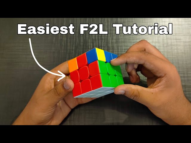 How to Solve Rubik's Cube "F2L Tutorial" in Hindi Urdu