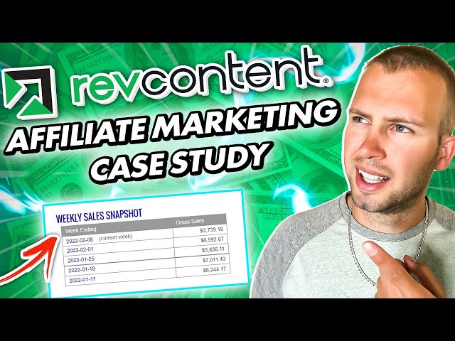 RevContent Affiliate Marketing Case Study (DAY 1 SALE - Native Ads Tutorial..)