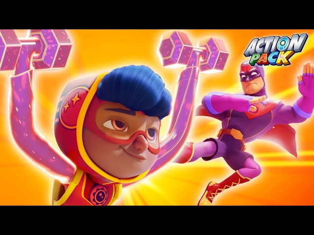 The Superhero Returns! |  NEW! | Action Pack | Adventure Cartoon for Kids