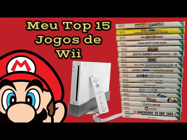 Meu Top 15 Jogos de Nintendo Wii - Os Melhores Jogos Que Tenho Na Minha Coleção