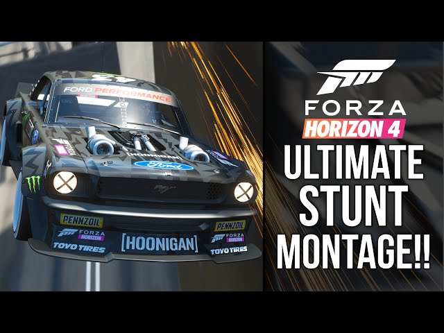 Forza Horizon 4 - Ultimate Stunt Montage!!!