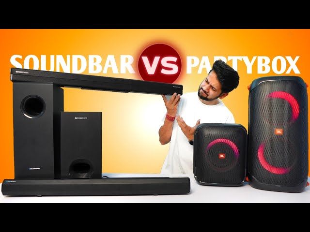 PartySpeaker vs Soundbar/5.1 System. Which One is Best?