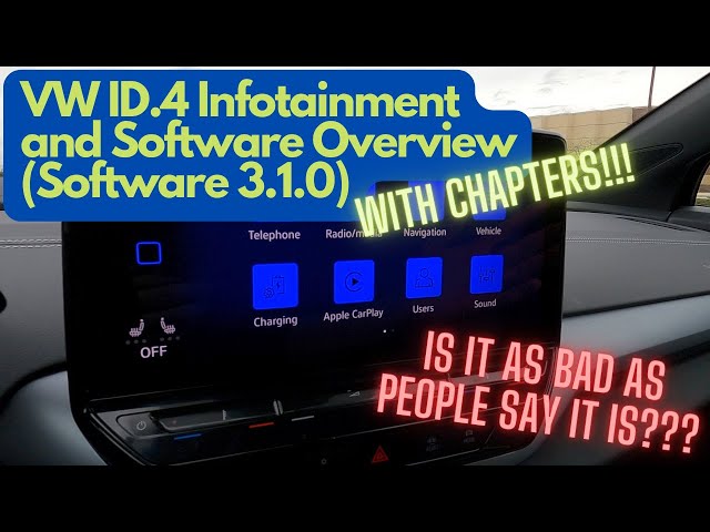 VW ID.4 Infotainment Software Overview and Guide (Software Version 3.1.0) with Chapters
