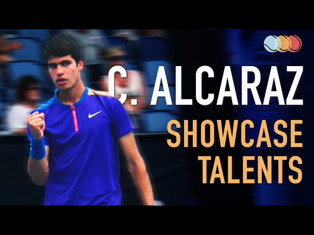 Carlos Alcaraz - Forehand, Backhand, Volley, Drop Shot & Serve [Super Slow Motion] (2021)