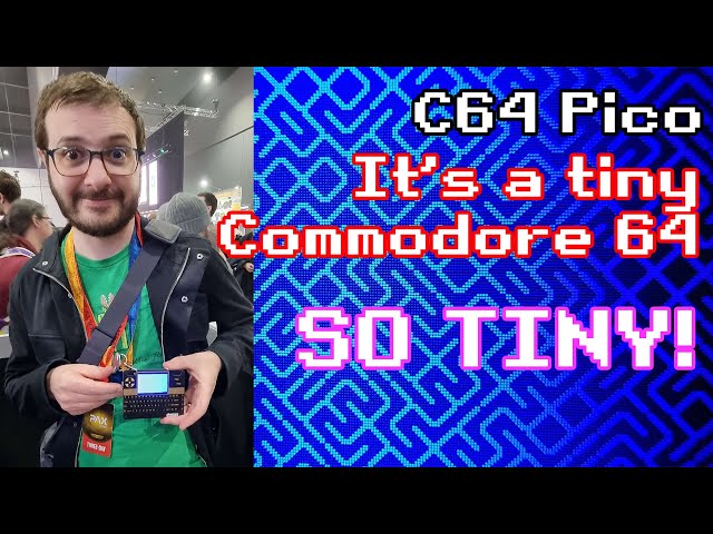 C64 Pico project - I made a tiny Commodore 64 with a Raspberry Pi Pico!