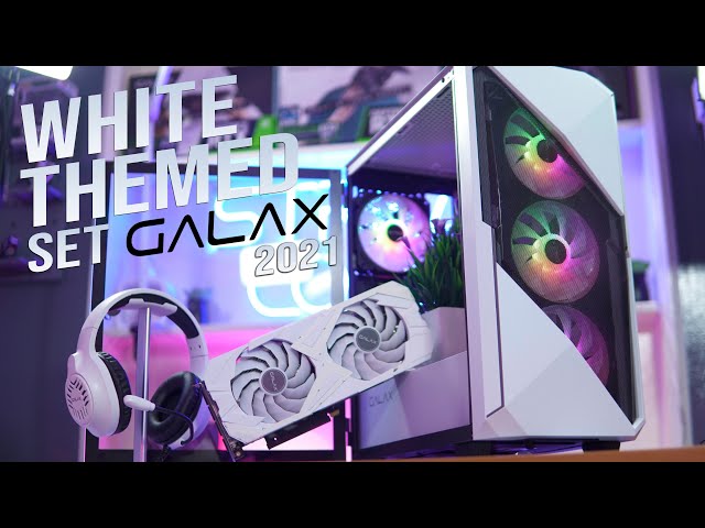 Galax White Gaming Gears Unboxing | RTX 3060 EX WHITE 12gb | REVOLUTION 01 WHITE | SONAR 02 WHITE