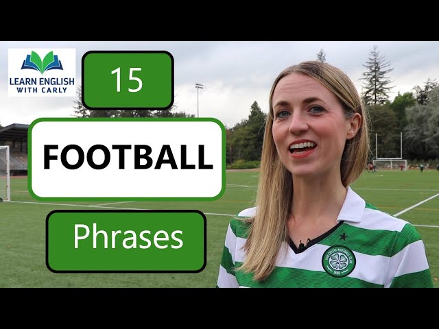 English Vocabulary: 15 Essential FOOTBALL (SOCCER) Phrases | #championsleague #football #soccer