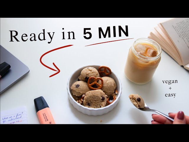 5 MIN Study Snacks to help you focus (a weekly vlog)