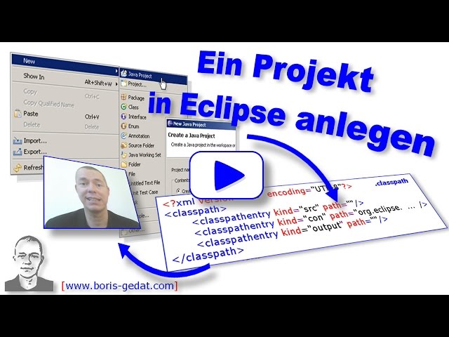 Ein Projekt in Eclipse anlegen (Java)