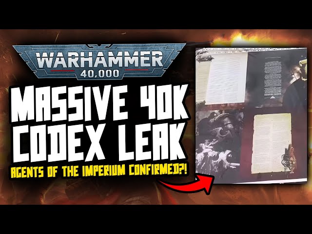 MASSIVE 40K LEAK! Agents of the Imperium confirmed?!