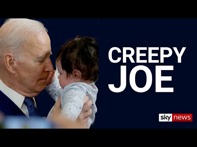 'Creepy' Joe Biden sniffs children’s hair