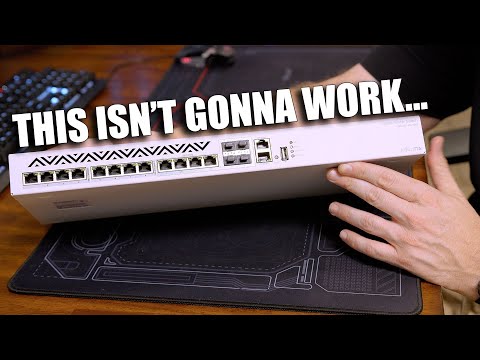 We had to modify our new network switch...