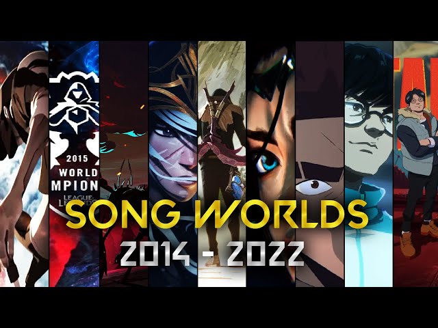 ALL SONGS WORLDS (2014-2022) // LEAGUE of LEGENDS