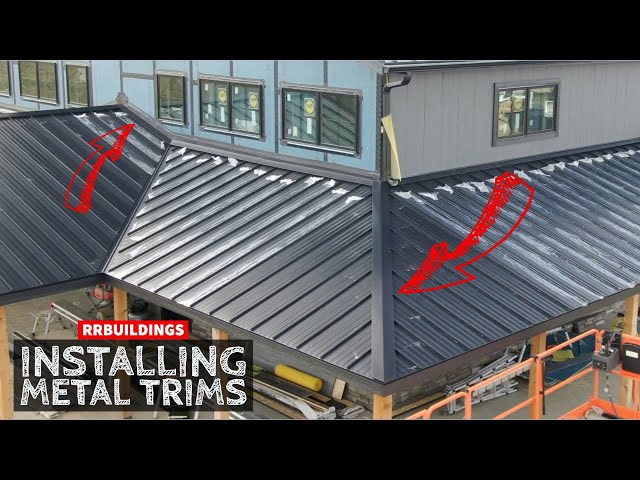 How to Install Hip Cap and Wall Flashings on Metal Roof: Barndo 30 P. 2