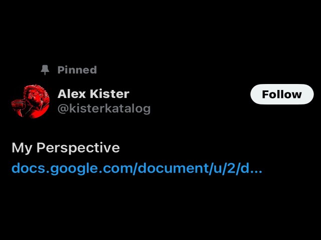 Alex Kister Has Responded…