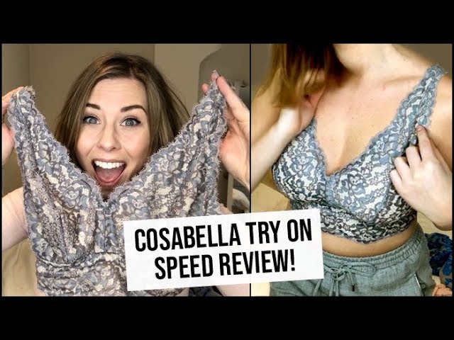 Cosabella DD+ Bralettes Try On Review & Haul! | xameliax Curvy Haul