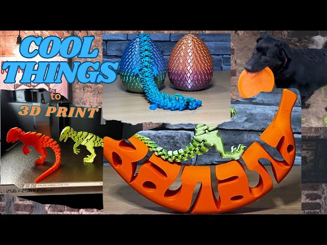 Cool Things You Can 3D Print! #3dprinting #dragoneggs  #flexiraptor