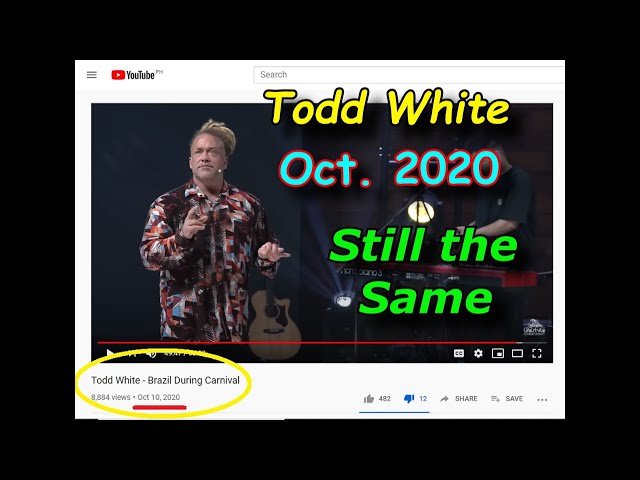 Todd White - October 10, 2020 Same ol...Same ol
