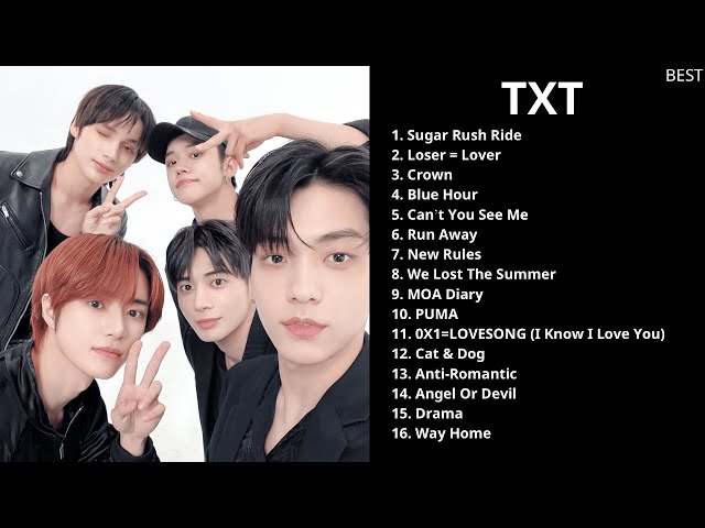 TXT Best Songs Playlist (2023 updated) audio