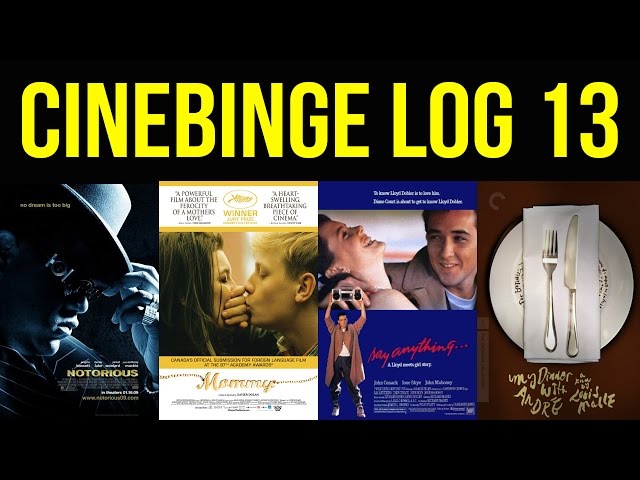 Cinebinge Log #13 - My Dinner with Mommy, John Cusack and the Notorious B.I.G.