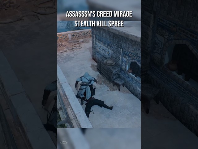 Assassin's Creed Mirage Stealth Kill Spree #shorts
