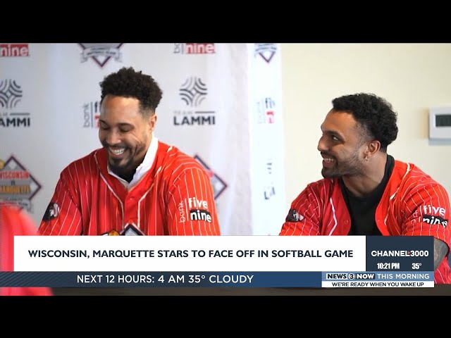 Wisconsin, Marquette stars to square off at Celebrity Softball Slam this summer