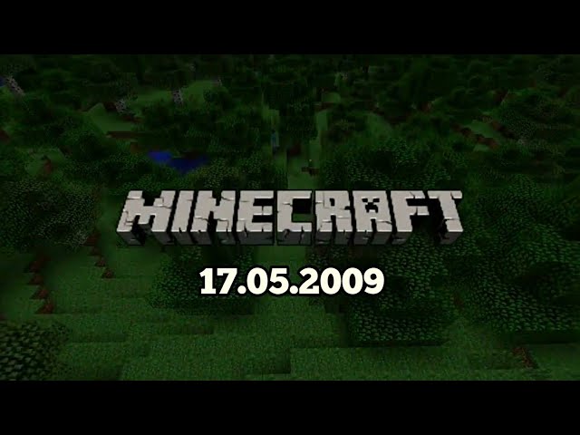 First Ever Minecraft Trailer (2009)