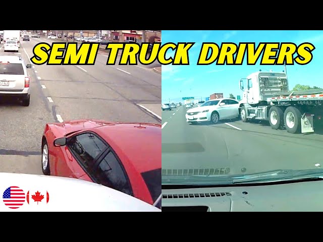 OMG Moments Caught By Semi Truck Drivers - 5