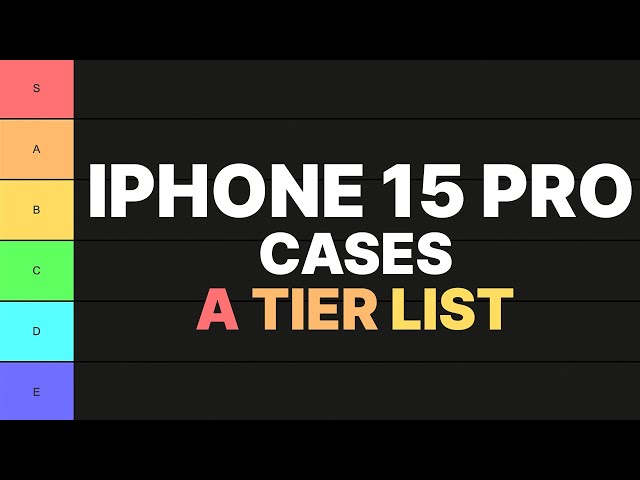 Watch this BEFORE you buy a case for the iPhone 15/15 Pro (Max)