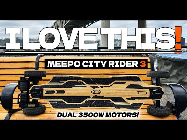 I LOVE THIS Eboard! - Meepo City Rider 3 Electric Skateboard - FULL REVIEW