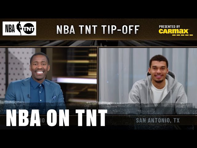 Victor Wembanyama Joins The TNT Tuesday Crew 👽 | NBA on TNT