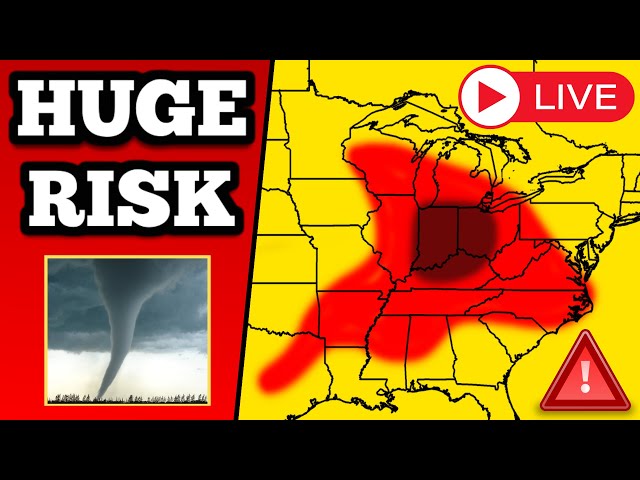 🔴 BREAKING Tornado Warnings Literally Everywhere - Strong Tornadoes - With Live Storm Chaser