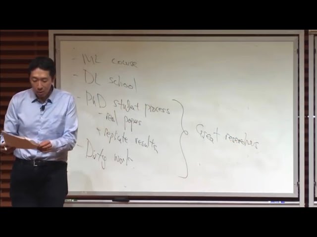 Andrew Ng Machine Learning Career Advice