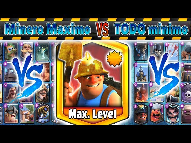 Miner at MAX level Vs All cards