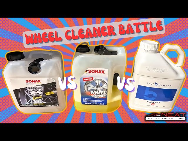 Wheel Cleaner Battle - SONAX FULL EFFECT vs SONAX BEAST vs BILT HAMBER SURFEX HD