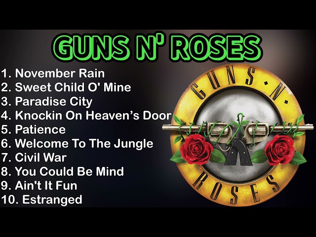 Los 10 mejores éxitos de Guns N Roses