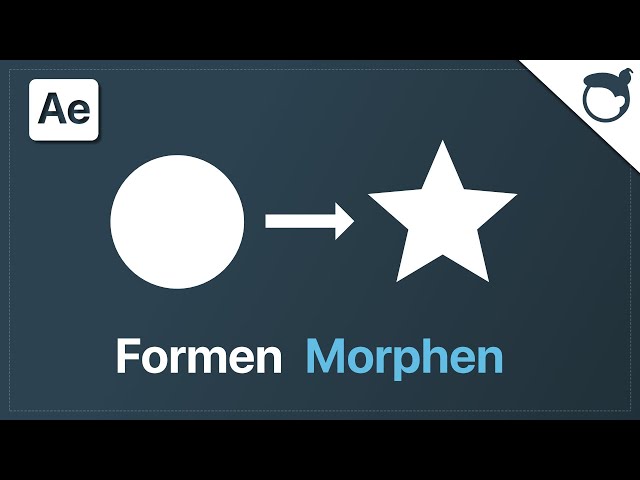 After Effects: Formen morphen [Deutsch]