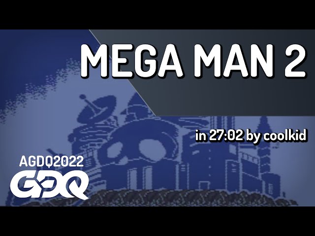 Mega Man 2 by coolkid in 27:02 - AGDQ 2022 Online
