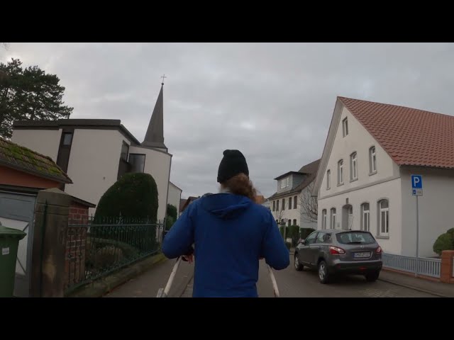 Man Walking From China To Germany Arrives At Home