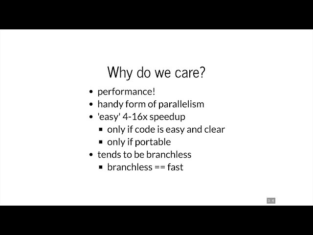 SIMD Libraries in C++ - Jeff Garland - CppNow 2023