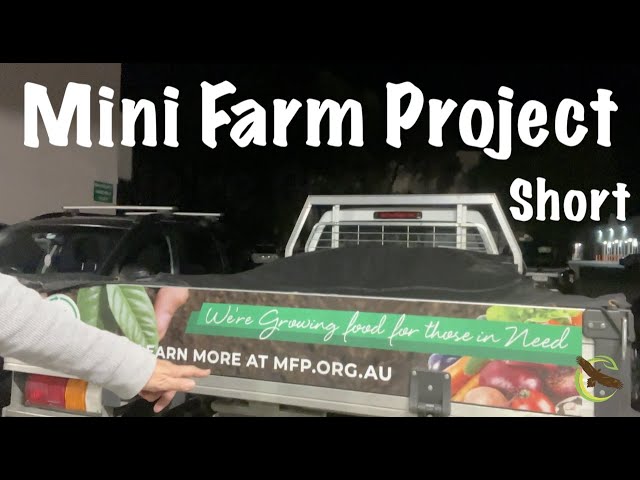 Mini Farm Project - Nick Steiner and Dr Kimberley Reis discuss Food Shortages and Sponsoring Farms.