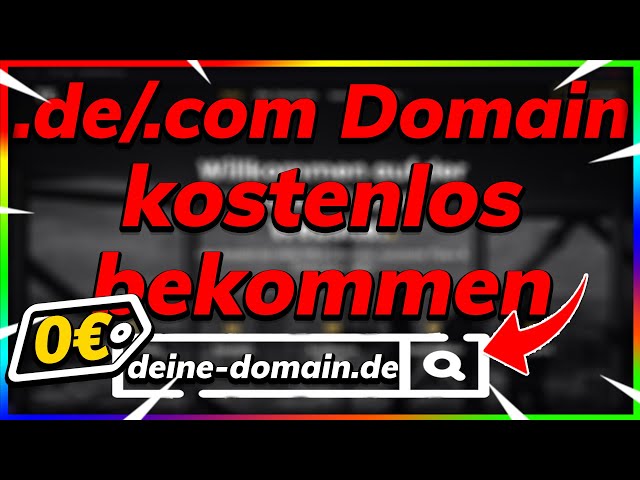 Top-Level-Domain (.de/.com) einfach & KOSTENLOS BEKOMMEN 2021 | Tutorial Ecke