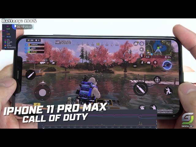 iPhone 11 Pro Max test game Call of Duty Mobile CODM 2024