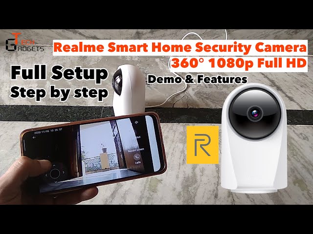Realme Smart Cam 360° | Full Setup | Step by step, explain demo | 1080p Full HD CCTV Camera | DIY.