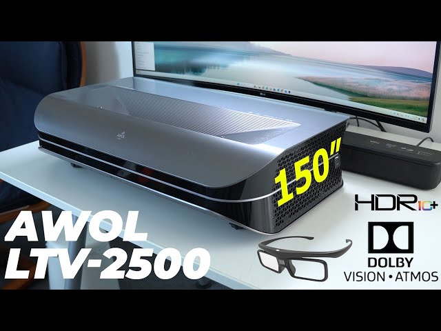My Experience With a 150" Laser Projector! AWOL Vision LTV-2500 review