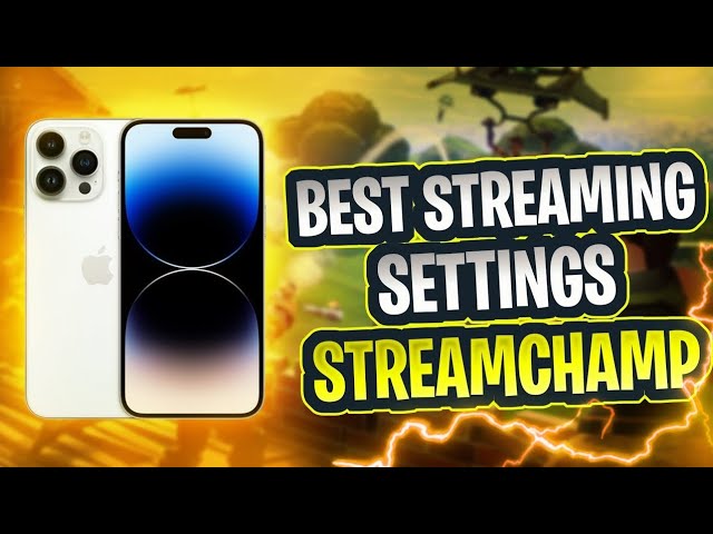 Stream Champ  App  Best Settings 🤩#streamchamp  #bgmi #ashwingamer