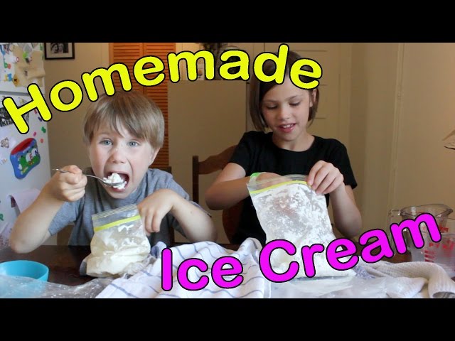 How to Make Homemade Ice Cream using Plastic Bags