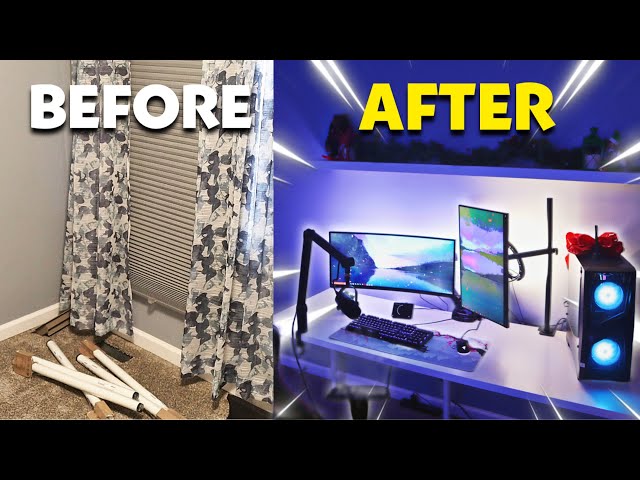 Transforming my Boring Old Room into My Dream Gaming Setup!
